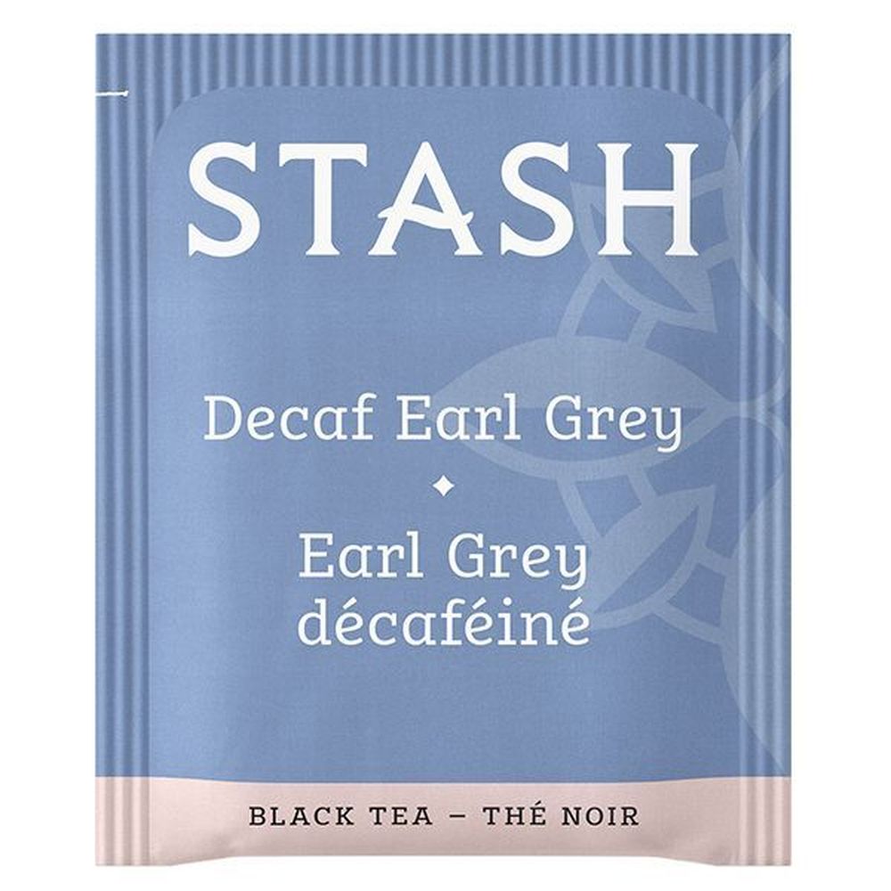 Stash Earl Grey Decaf Black Tea, 18 Tea Bags -- 6 Per Case