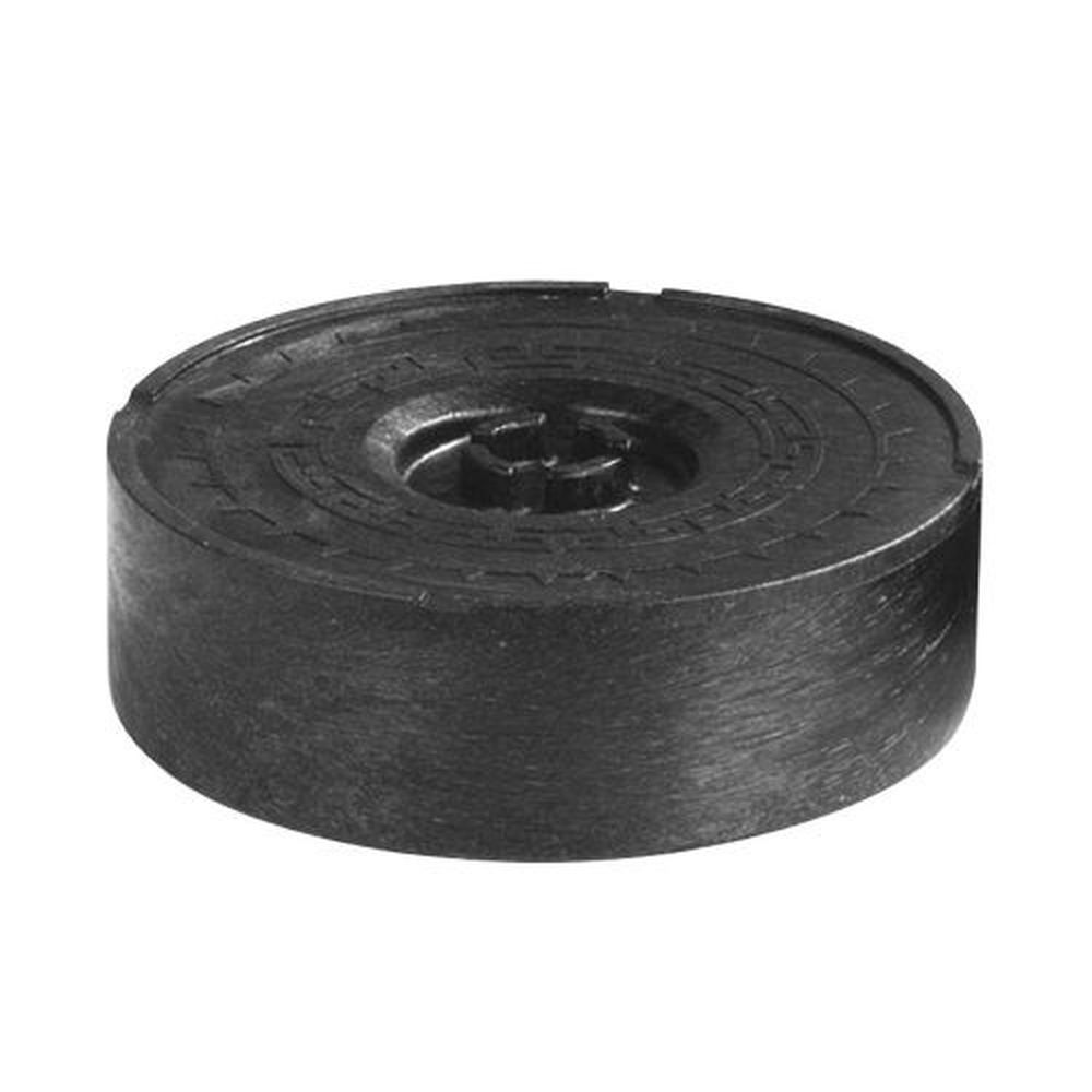 Carlisle 71303 Polypropylene Black Tortilla Server With Lid, 8 Inch Diameter