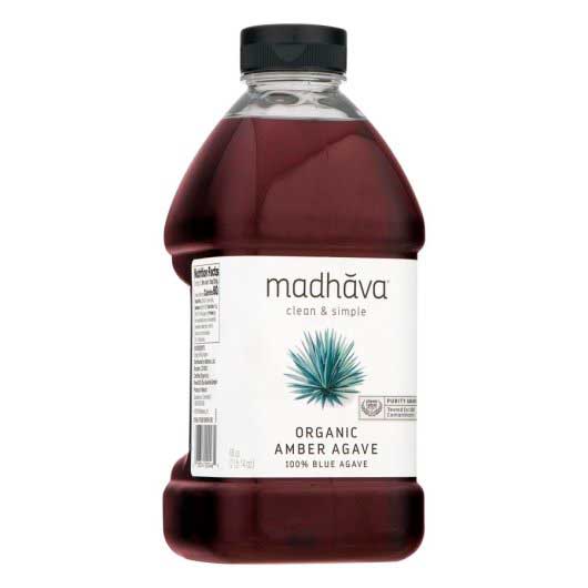 Madhava Amber Raw Agave, 46 Ounce -- 4 Per Case