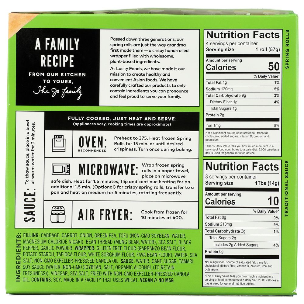 Lucky Original Spring Roll, 8.5 Ounce -- 8 per case