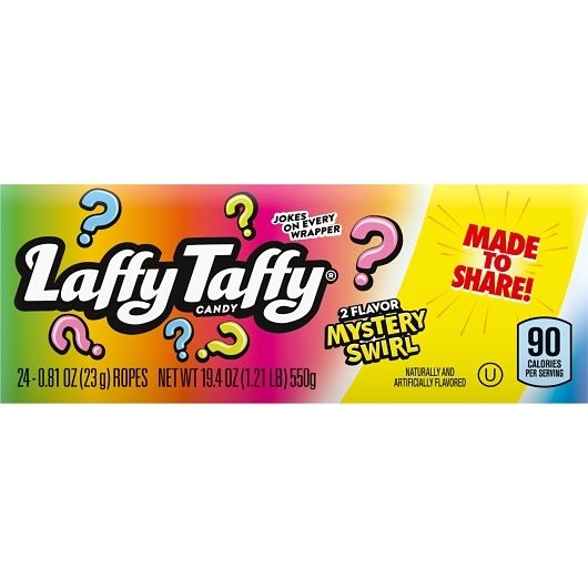 Laffy Taffy Mystery Swirl Rope Candy, 0.81 Ounce -- 288 Per Case