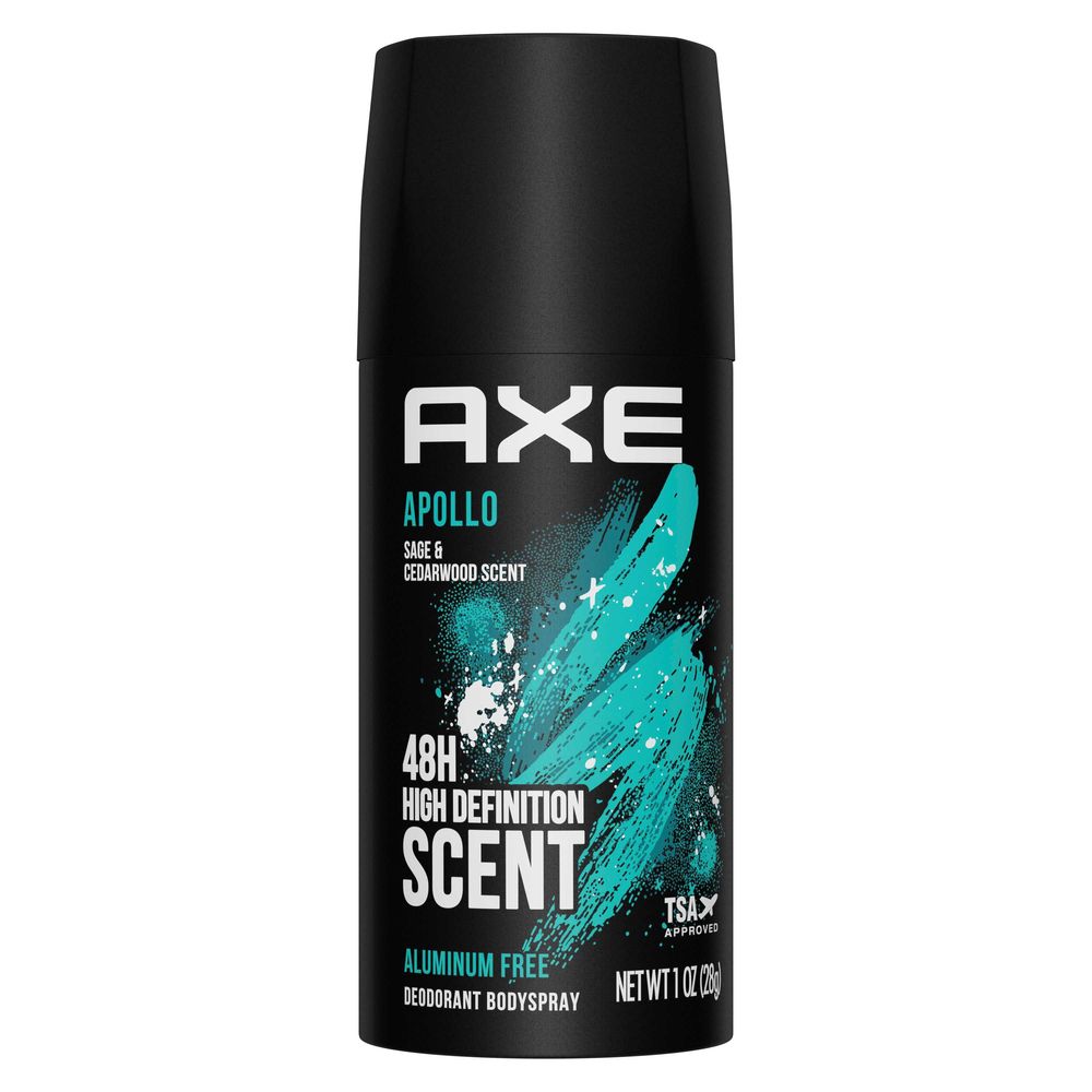 Axe Apollo Sage And Cedarwood Deodorant Body Spray, 1 Ounce -- 32 Per Case