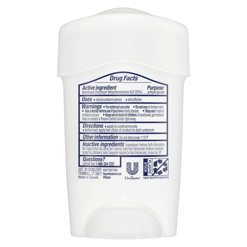 Degree Clinical Protection Stress Control White Flowers Antiperspirant Deodorant For Women, 1.7 Ounce -- 24 Per Case