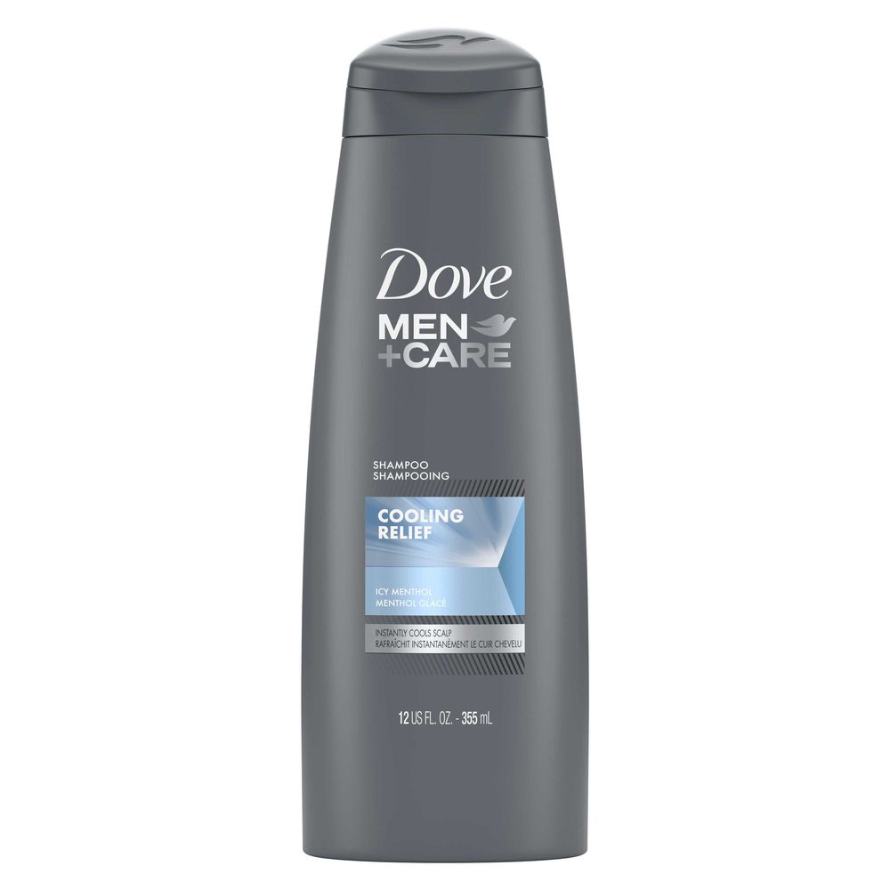 Dove Men+care Cooling Relief Fortifying Shampoo, 12 Ounce -- 6 Per Case