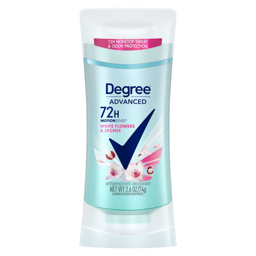 Degree White Flowers And Lychee Advanced Protection Antiperspirant Deodorant Stick For Women, 2.6 Ounce -- 12 Per Case