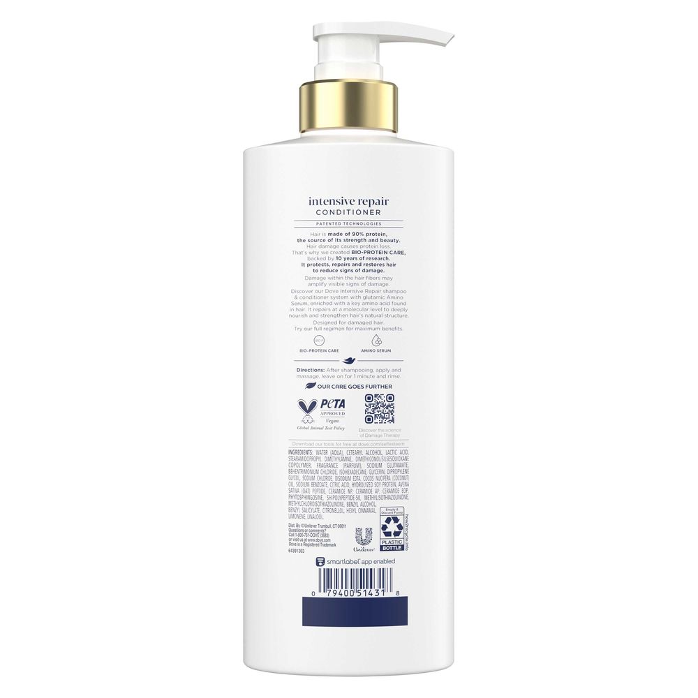 Dove Intensive Repair Conditioner, 18 Fluid Ounce -- 4 Per Case