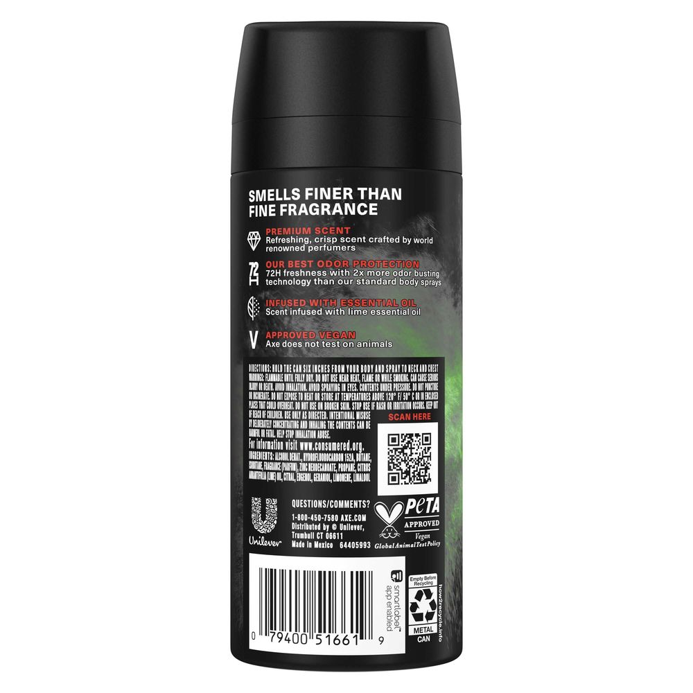Axe Fine Fragrance Collection Watermelon Freeze Premium Deodorant Body Spray, 4 Ounce -- 12 Per Case