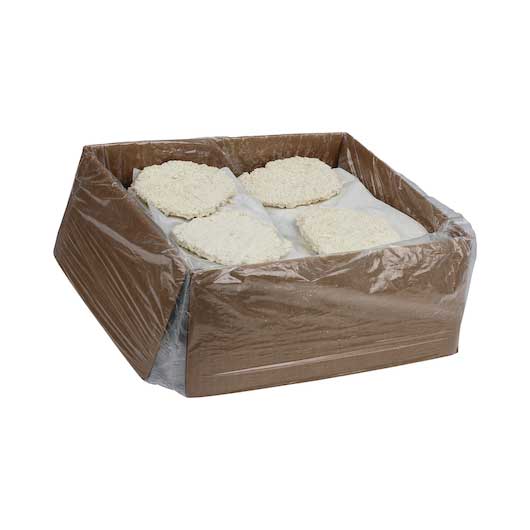 Holten Meat 4-1 Homestyle Boneless Pork Loin Patty Fritter, 40 Pieces Of 4 Ounce, 10 Pound