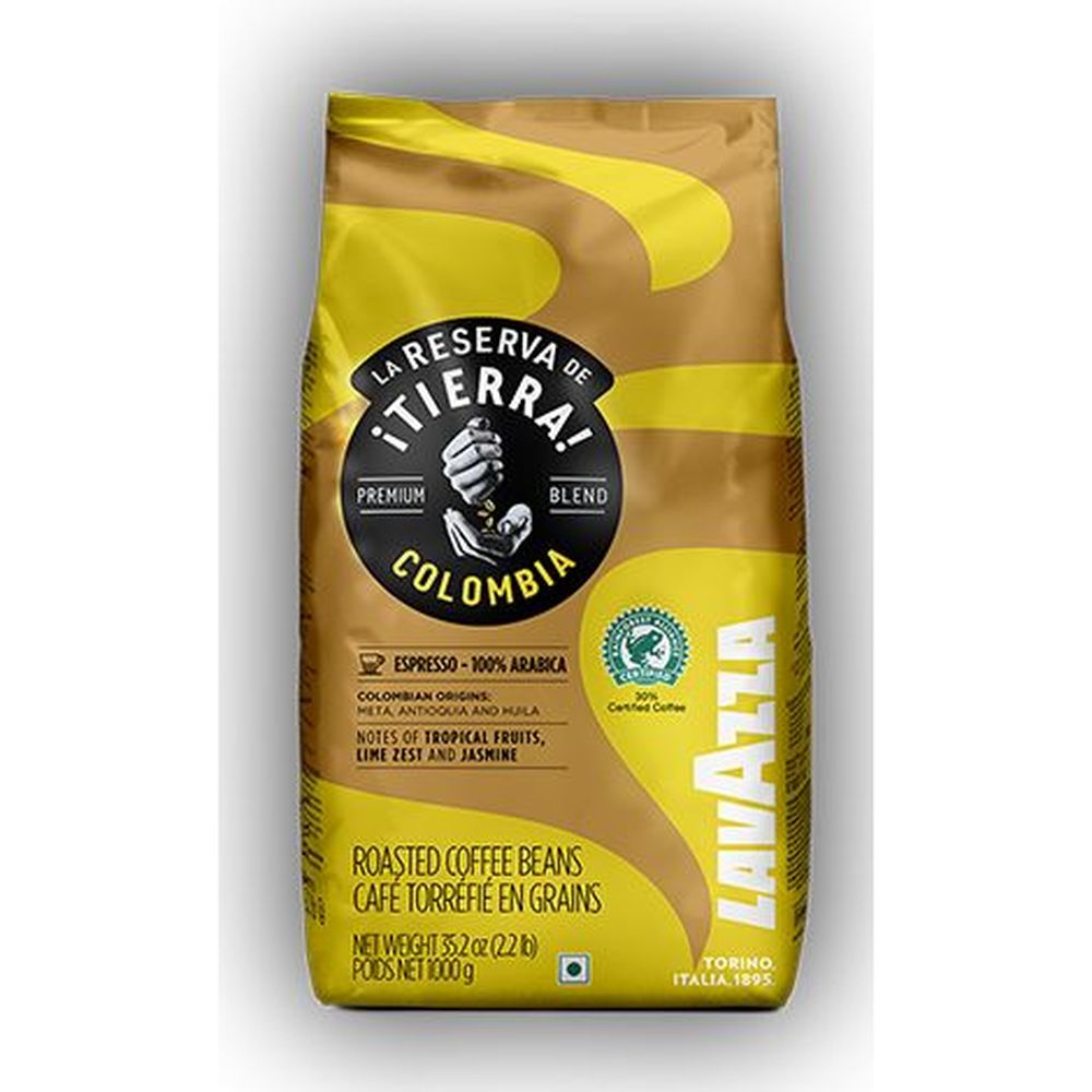 Lavazza Riserva De Tierra Colombia Coffee Beans, 1 Kilogram -- 6 Per Case