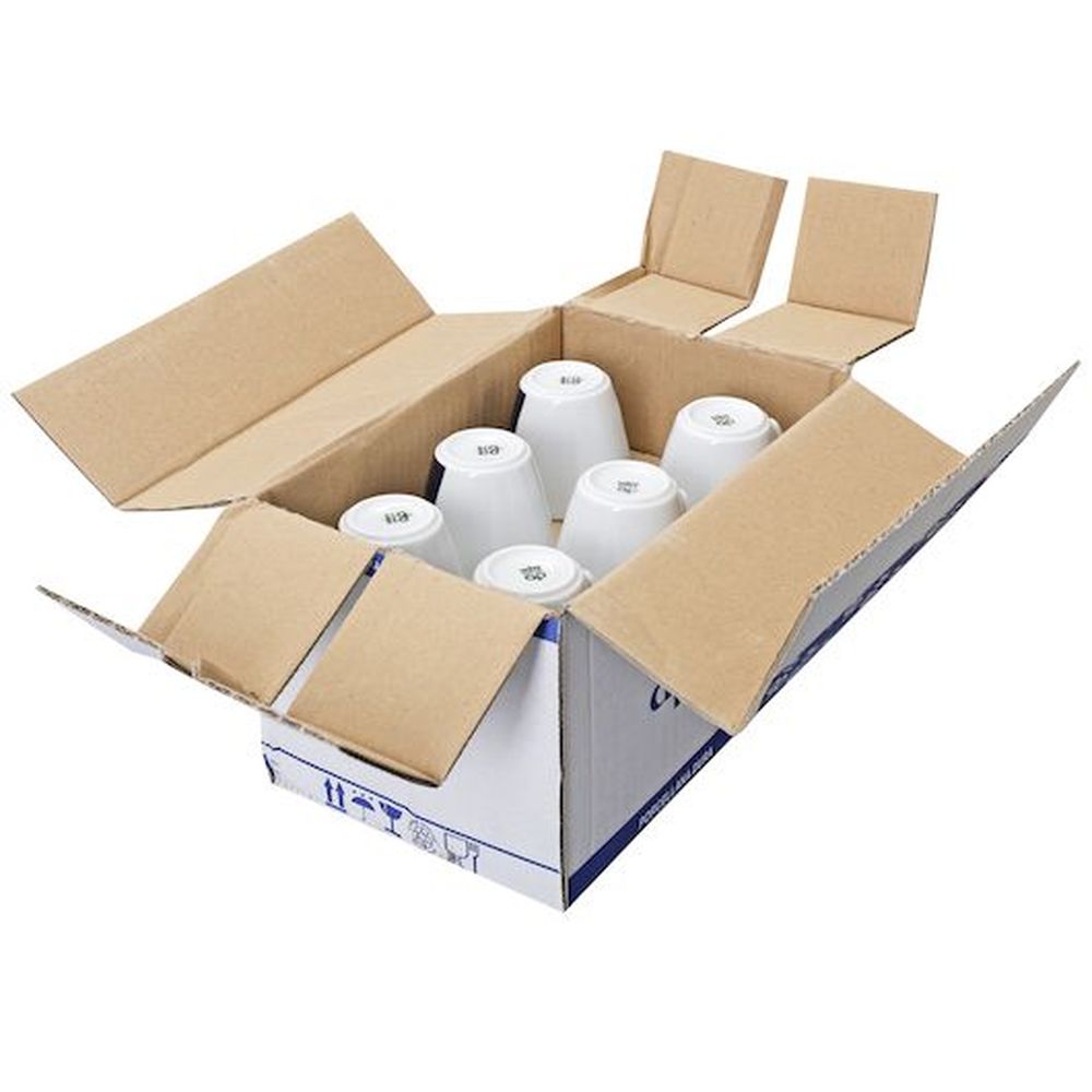Lavazza White Ceramic Espresso Cup, 12 Count