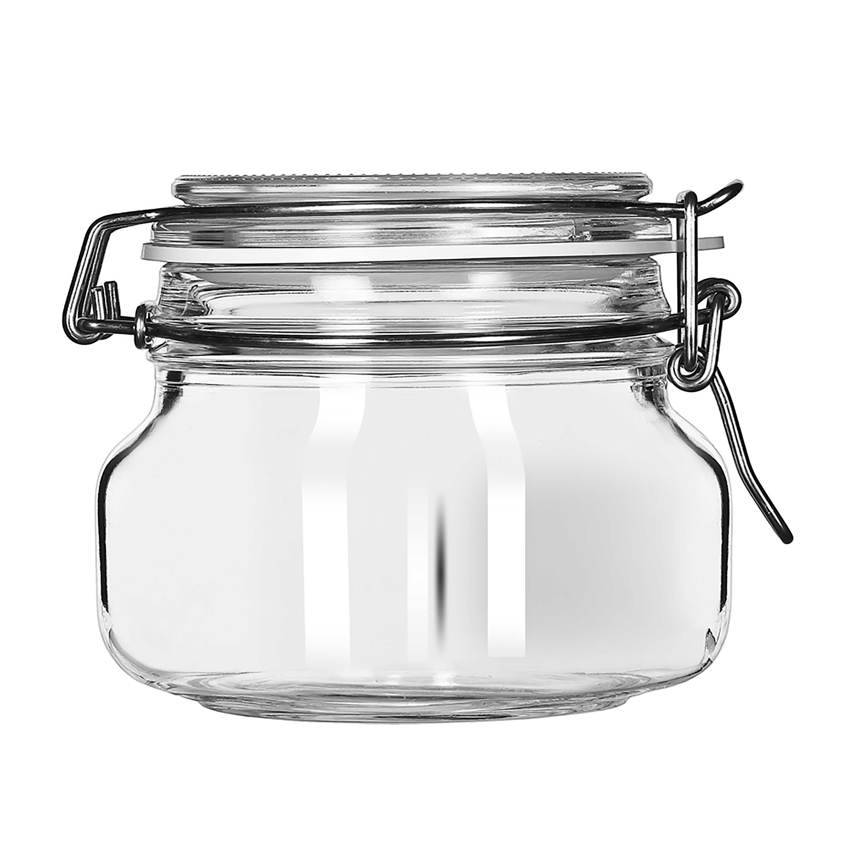 Libbey 17208836 Garden Jar With Clamp Lid, 17 Ounce -- 6 Per Case