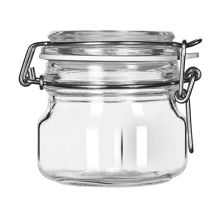 Libbey 17207223 Garden Jar With Clamp Lid, 6.75 Ounce -- 6 Per Case
