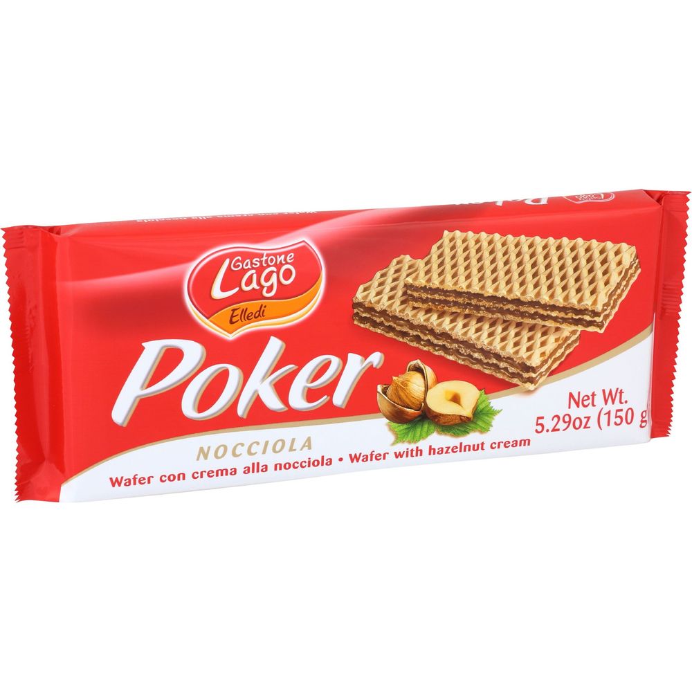 Gastone Lago Hazelnut Cream Wafer Cookie, 5.29 Ounce -- 16 Per Case