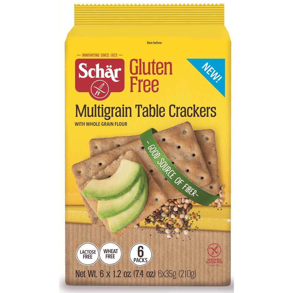 Schar Gluten Free Multigrain Cracker, 7.4 Ounce -- 5 Per Case