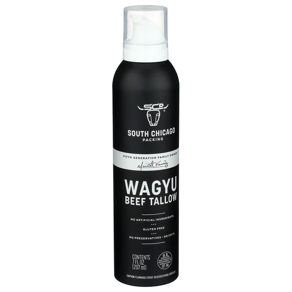 South Chicago Packing Waygu Beef Tallow Spray, 7 Fluid Ounce -- 6 Per Case