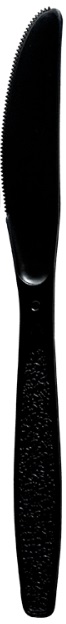 Empress Heavy Weight Polystyrene Black Wrapped Knife -- 1000 per case