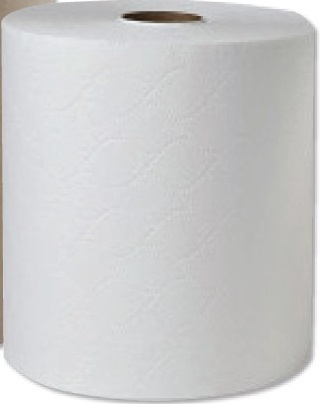 Empress White 1 Ply TAD Premium Hardwound Paper Towel Roll, 7.875 inch x 350 feet -- 12 rolls per case