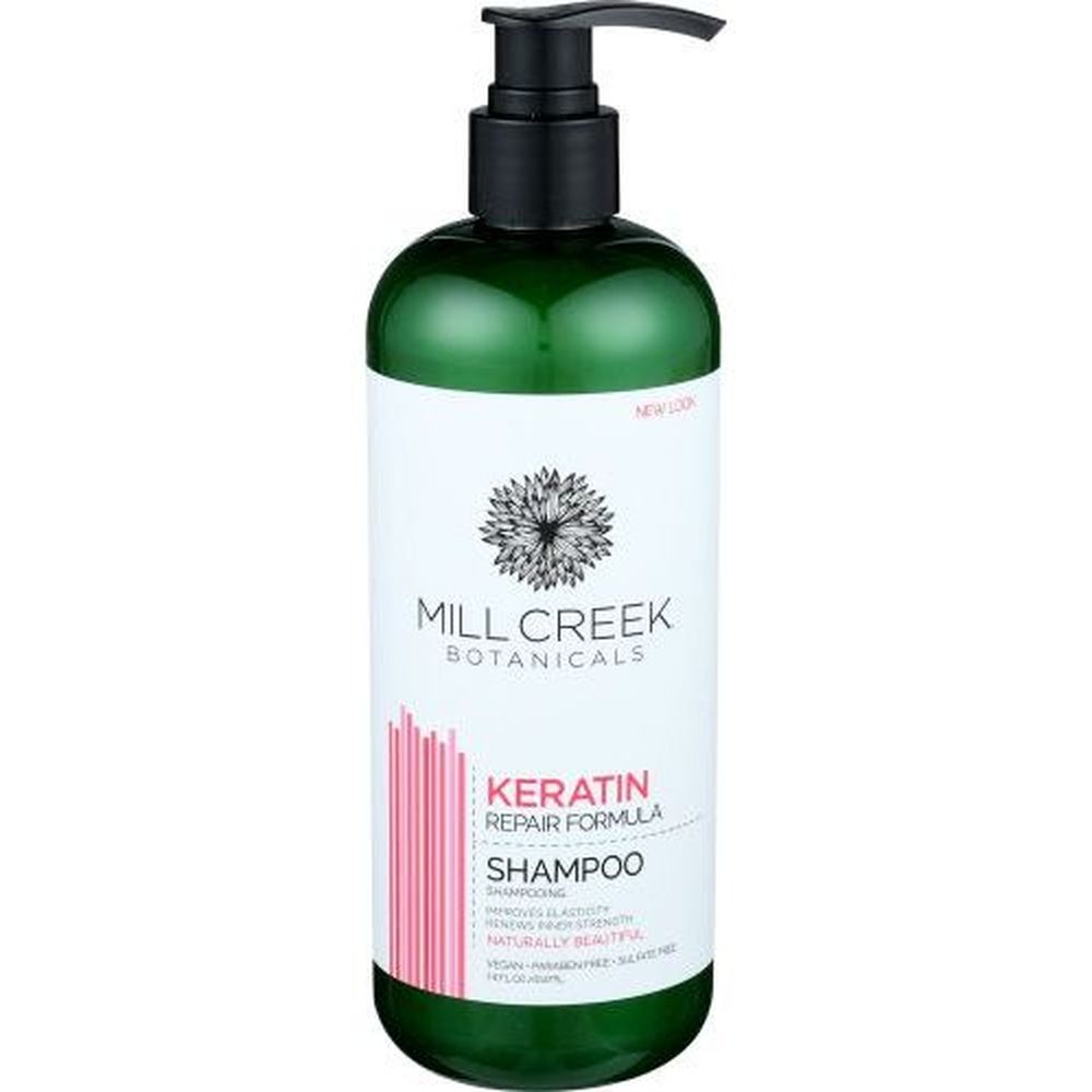 Mill Creek Botanicals Keratin Repair Formula Shampoo, 14 Ounce -- 3 Per Case