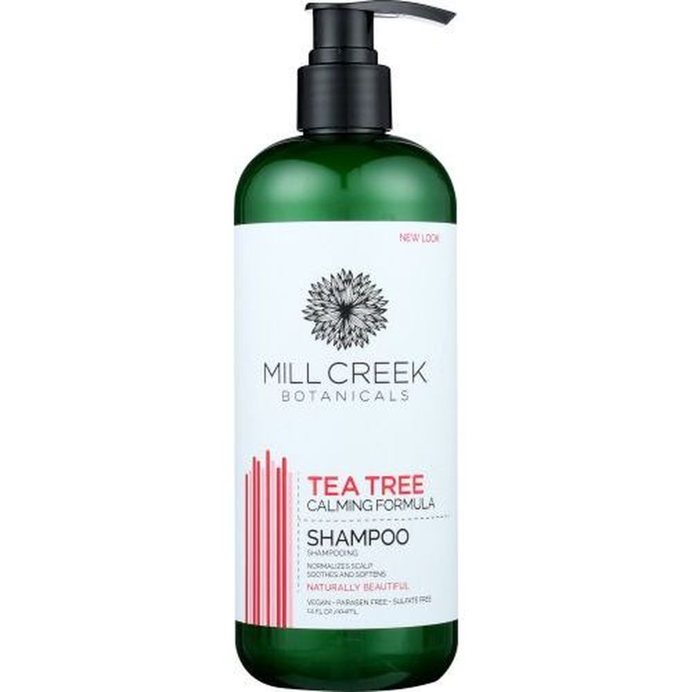 Mill Creek Botanicals Tea Tree Calming Formula Shampoo, 14 Ounce -- 3 Per Case