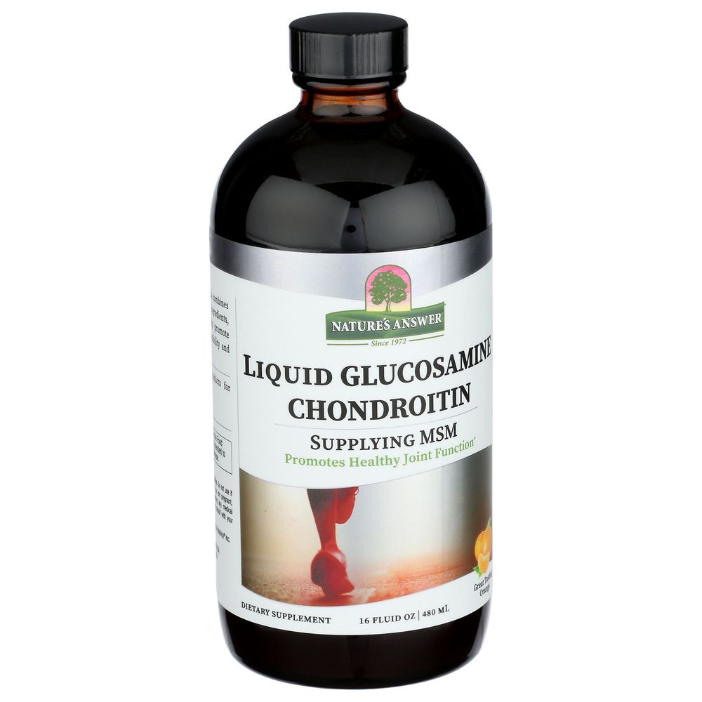 Natures Answer Glucosamine and Chondroitin Liquid, 16 Ounce