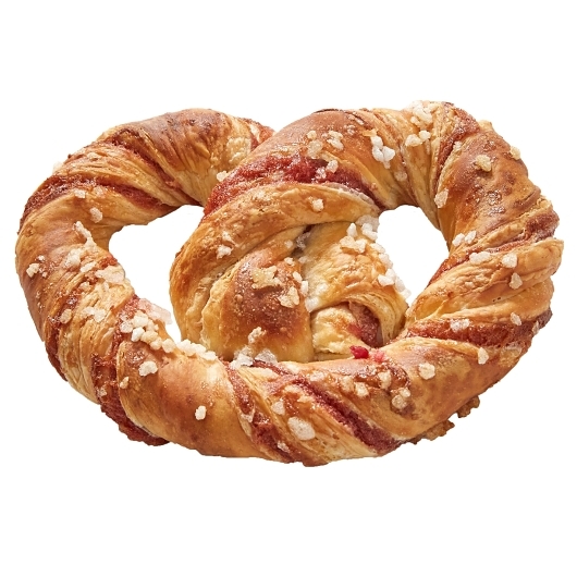 Europastry Raspberry Pretzel Pastry, 4.67 Ounce -- 32 Per Case
