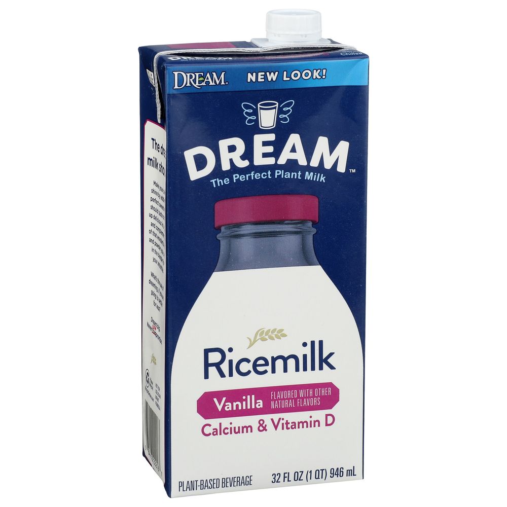 Dream Enriched Vanilla Rice Milk, 32 Fluid Ounce -- 6 Per Case