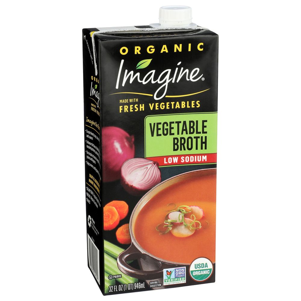 Imagine Organic Low-sodium Vegetable Broth, 32 Ounce