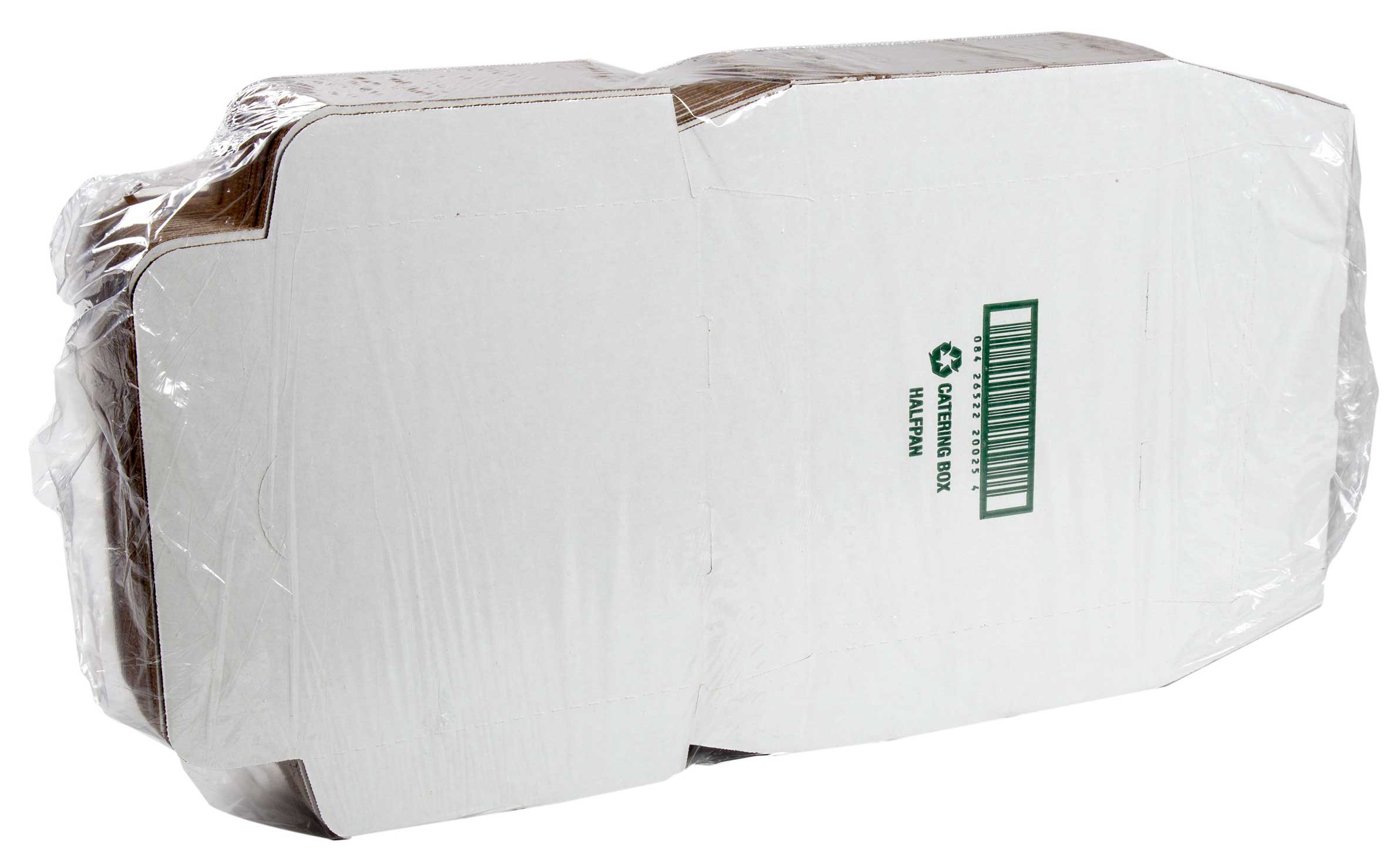 Royal White Half Pan Corrugated Catering Box, 13 X 10 7/8 X 3 Inch -- 50 Per Case