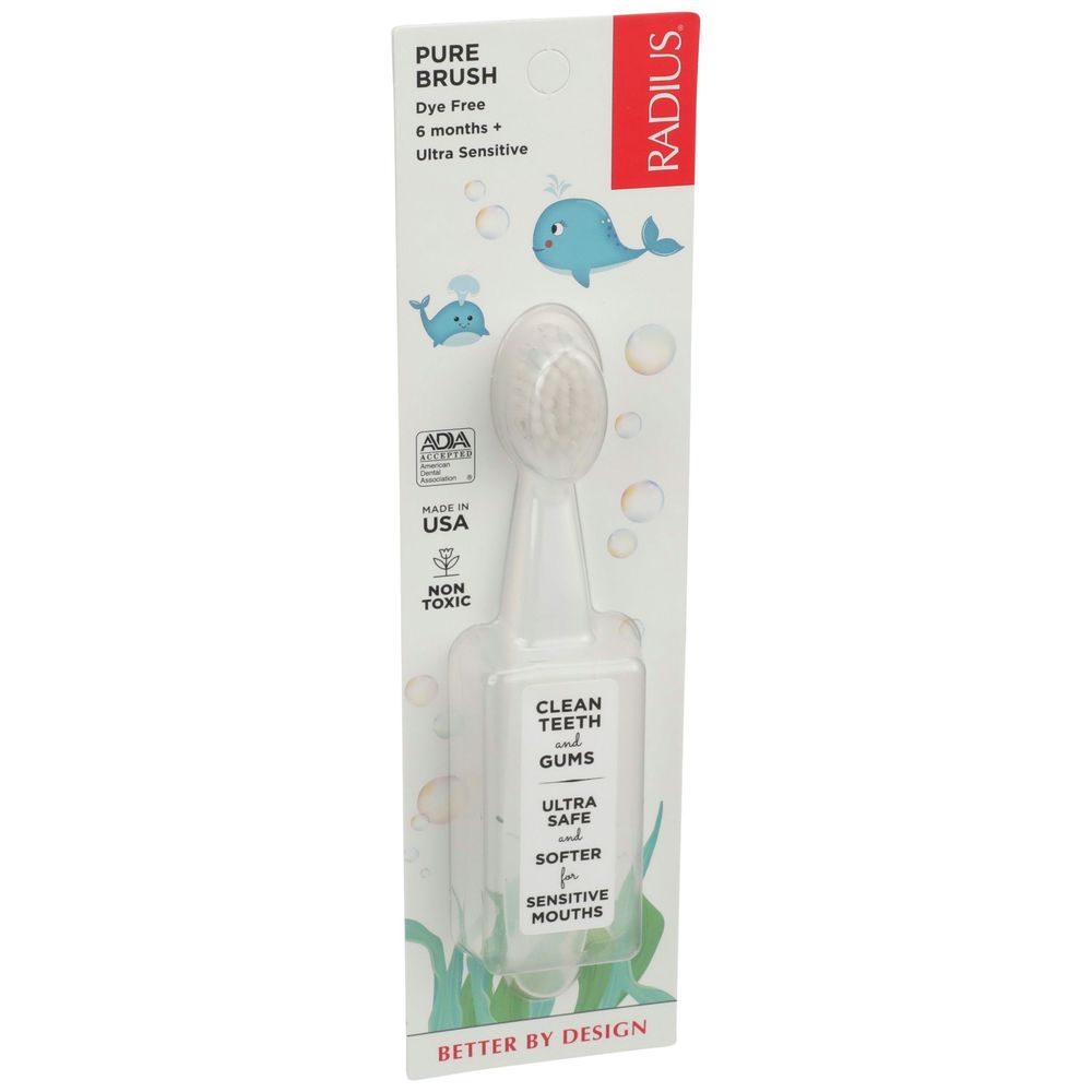 Radius Pure Baby Toothbrush -- 6 Per Case