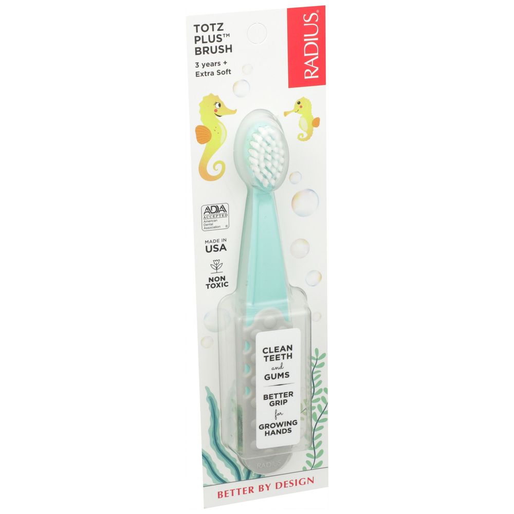 Radius Totz Plus Toothbrush -- 6 Per Case