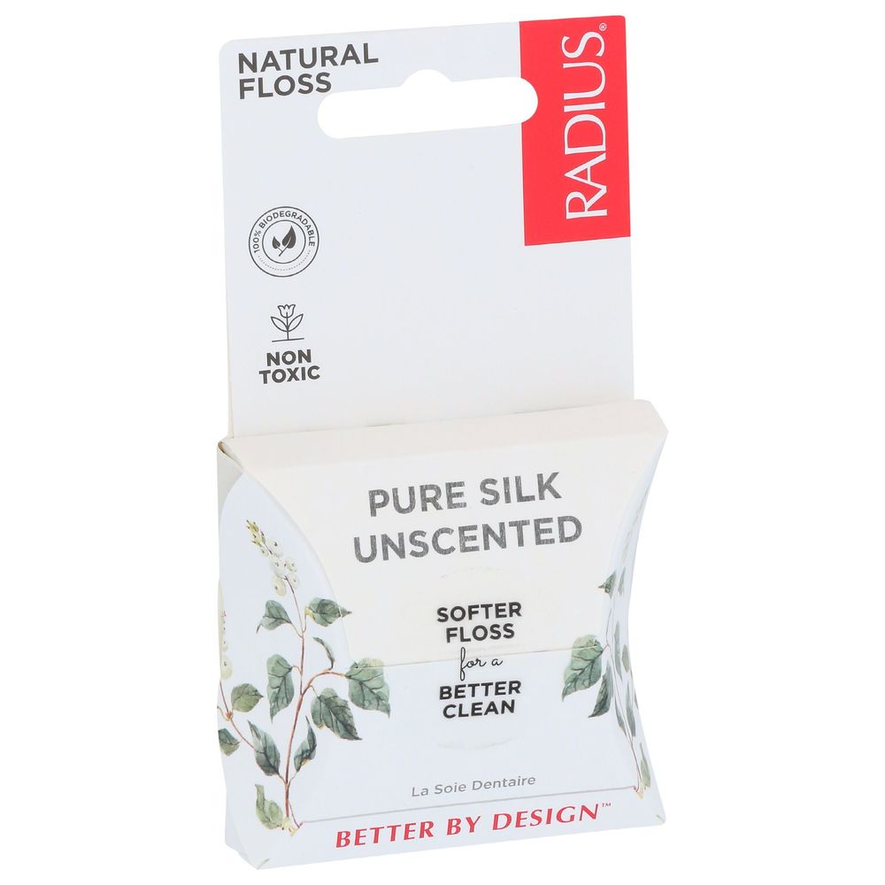 Radius Pure Silk Unscented Floss, 33 Yard -- 6 Per Case