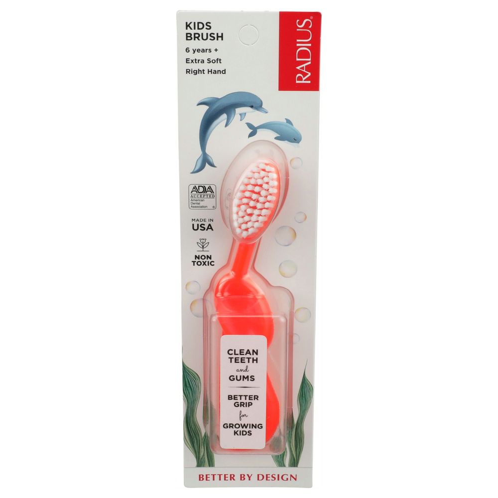 Radius Kidz Toothbrush (Soft Bristles) - Pack of 6