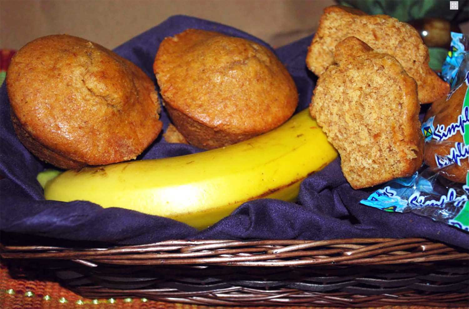 Sky Blue Foods Whole Grain Simply Banana Mini Muffin, 1.6 Ounce -- 96 Per Case