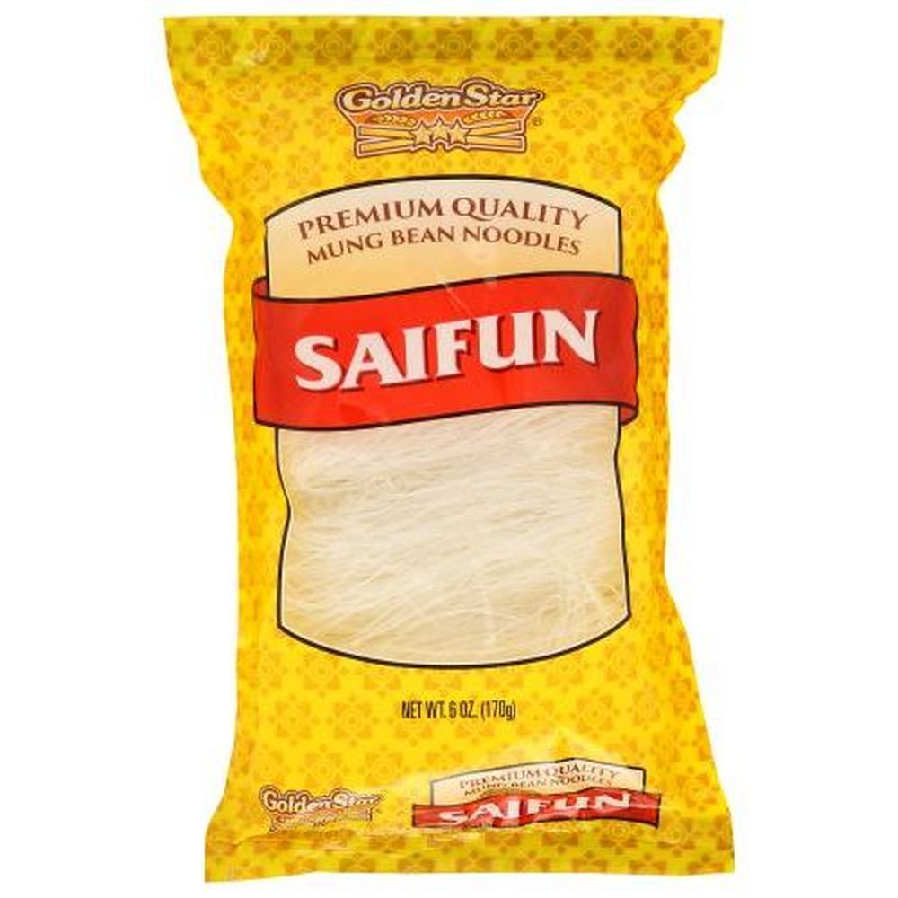 Golden Star Saifun Mung Bean Noodle, 6 Ounce -- 8 Per Case