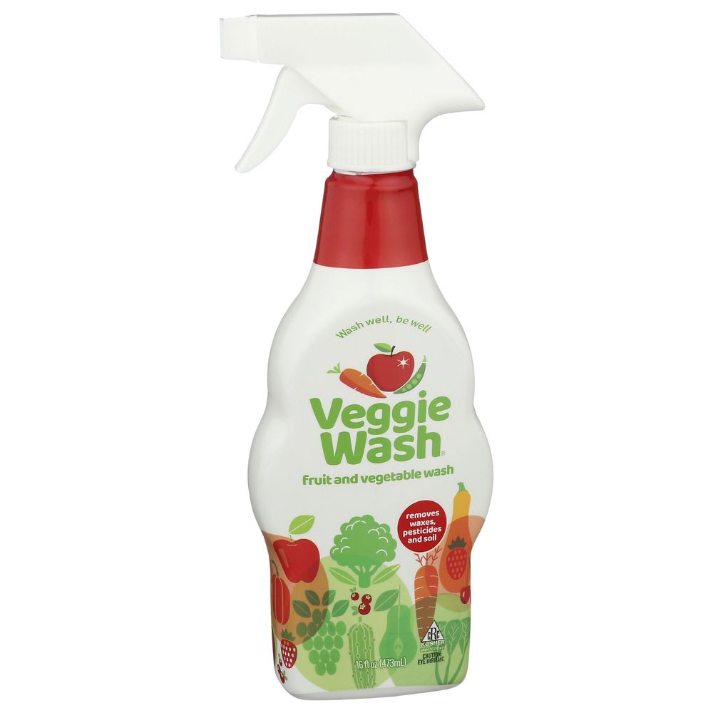 Veggie Wash Fruit And Vegetable Wash, 16 Ounce
