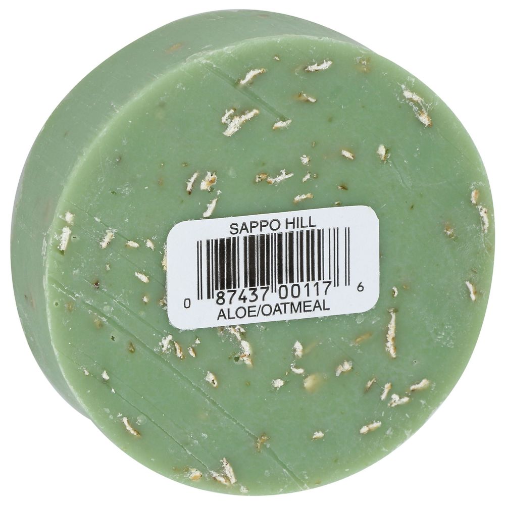 Sappo Hill Aloe Oatmeal Glycerine Cream Bar Soap, 3.5 Ounce -- 12 Per Case