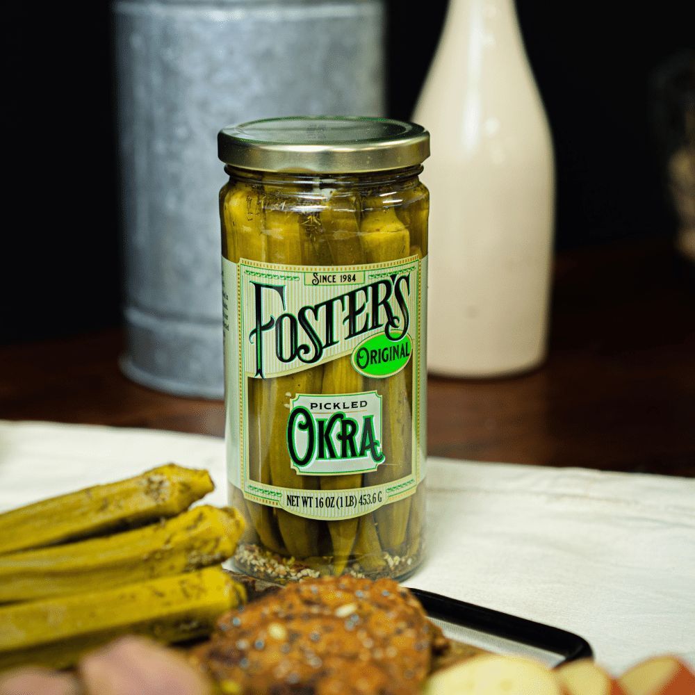 Foster's Original Pickled Okra, 16 Ounce -- 6 Per Case