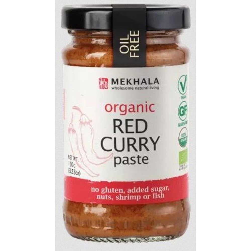 Mekhala Organic Thai Red Curry Paste, 3.53 Ounce -- 6 Per Case