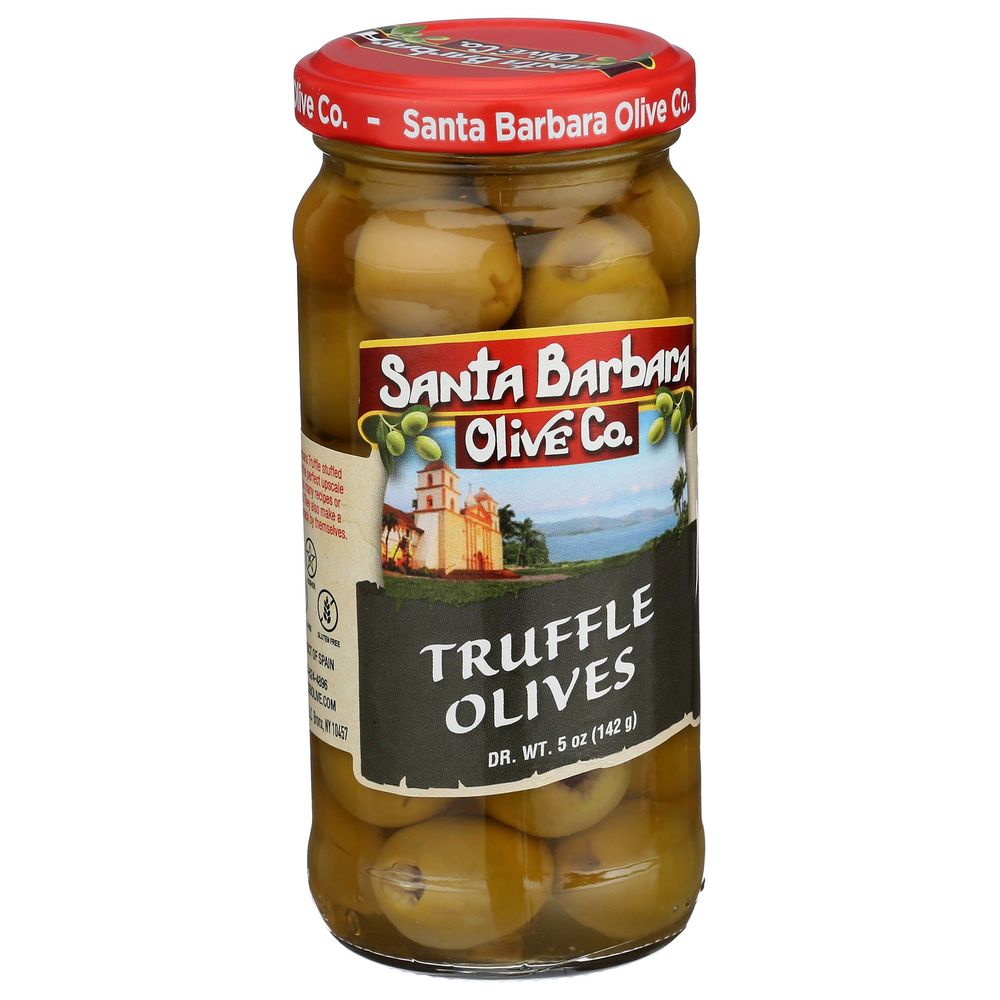 Santa Barbara Stuffed Truffle Olives, 5 Ounce -- 6 Per Case
