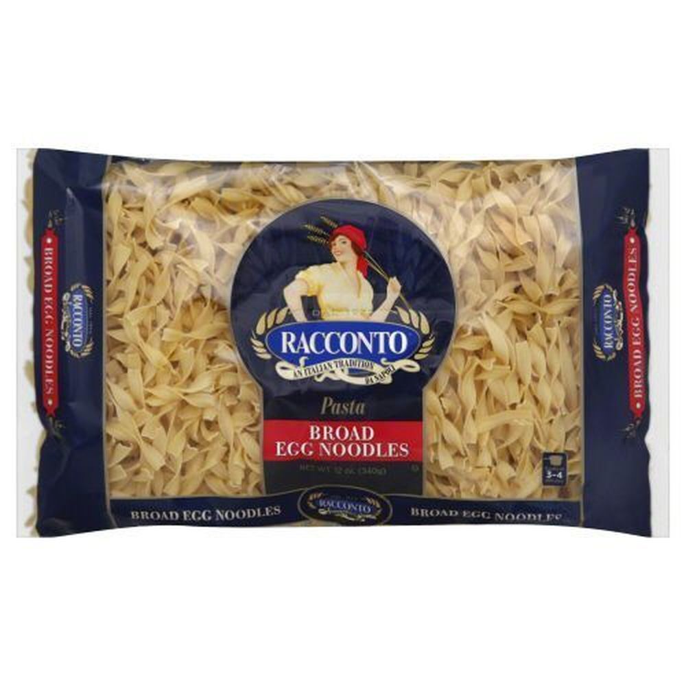 Racconto Broad Egg Noodles, 12 Ounce -- 12 per case