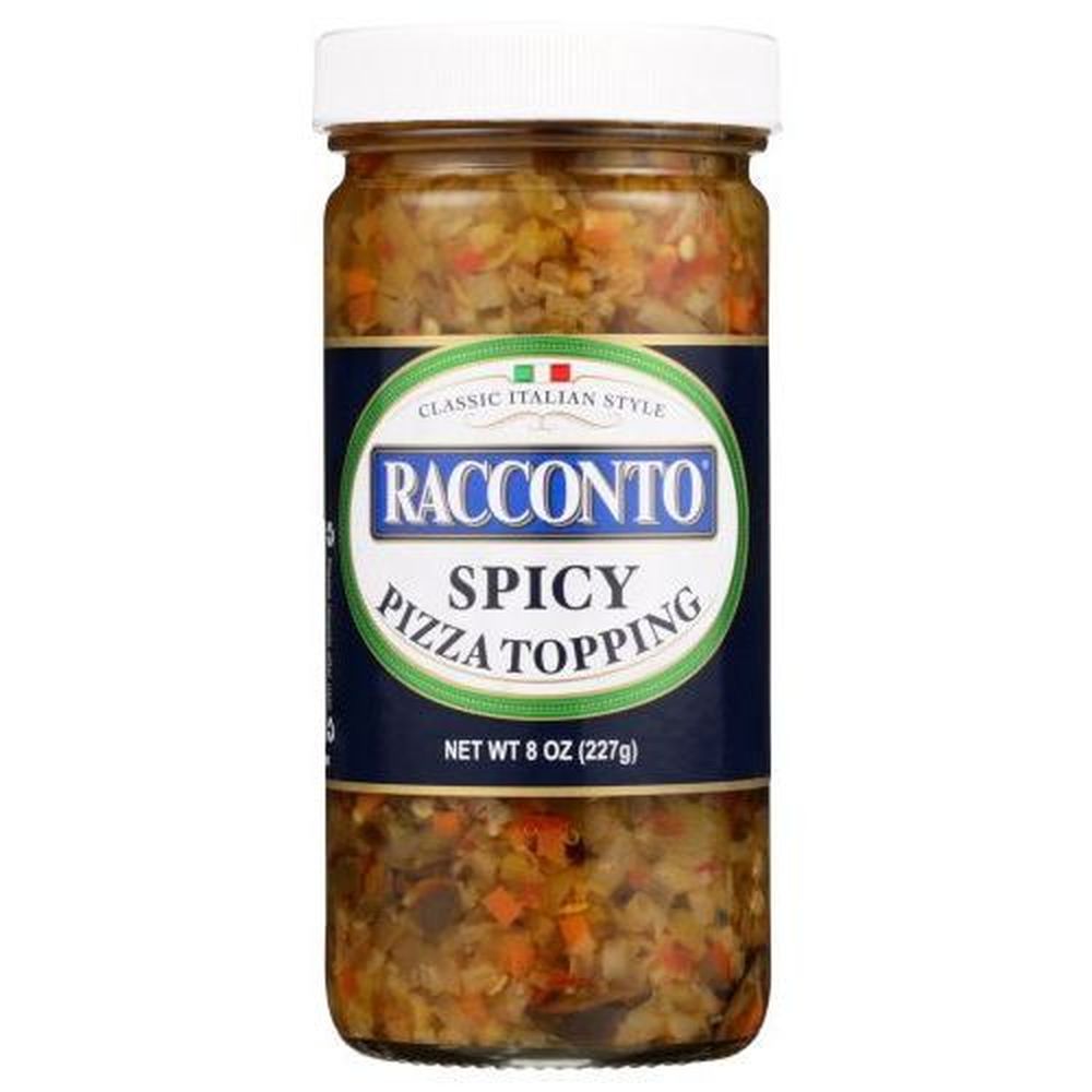 Racconto Spicy Pizza Toppings, 8 Ounce -- 12 Per Case