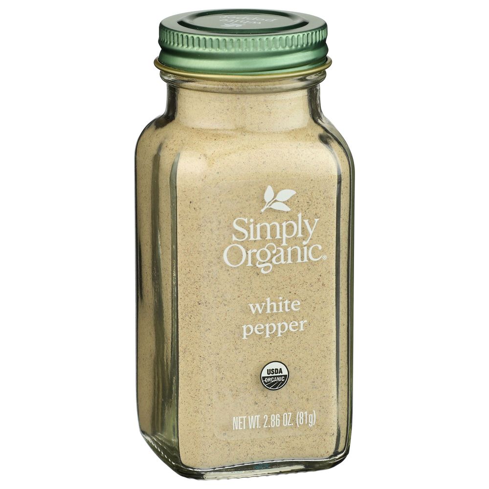 Simply Organic White Pepper Seasoning, 2.86 Ounce -- 6 Per Case