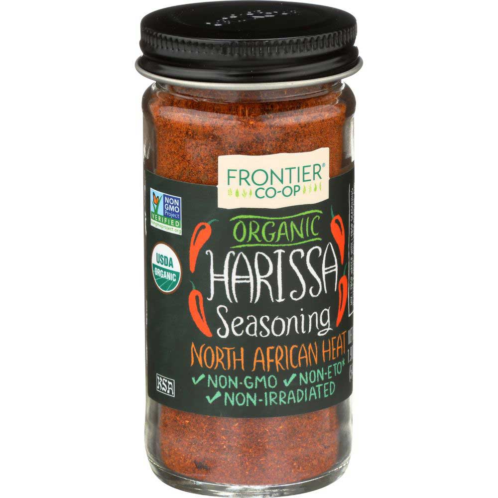 Frontier Herb Organic Harissa Seasoning, 1.9 Ounce.