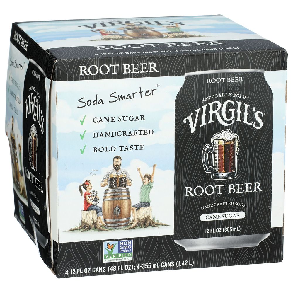 Virgil's Root Beer Soda, 12 Fluid Ounce -- 24 Per Case
