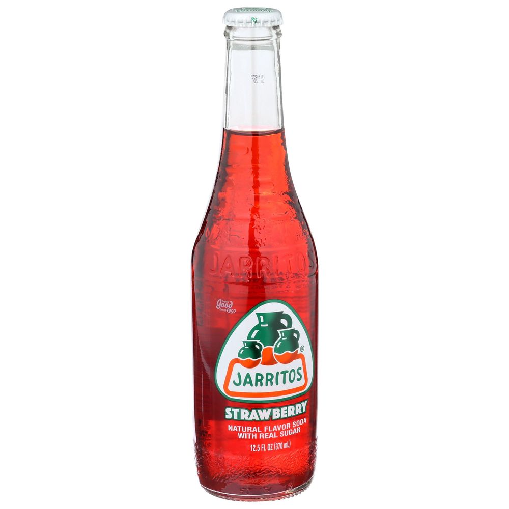 Jarritos Strawberry Soda, 12.5 Fluid Ounce -- 24 Per Case
