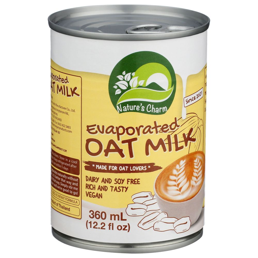 Nature's Charm Evaporated Oat Milk, 12.2 Fluid Ounce -- 6 Per Case