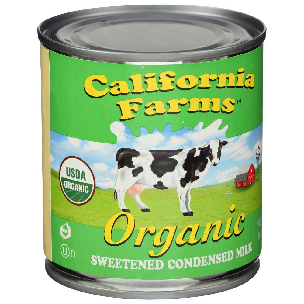 California Farms Organic Sweetened Condensed Milk, 14 Ounce -- 24 Per Case