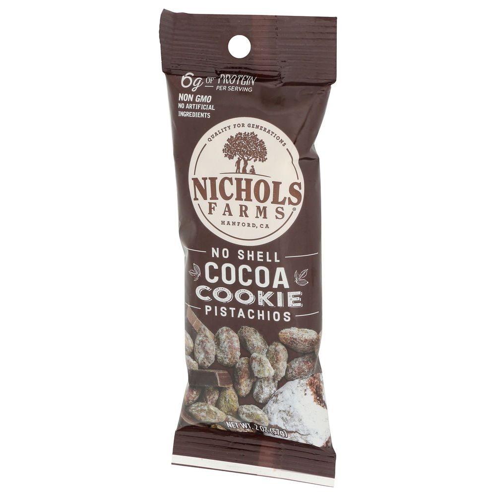 Nichols Farms Cocoa Cookie Pistachio, 2 Ounce -- 10 per case