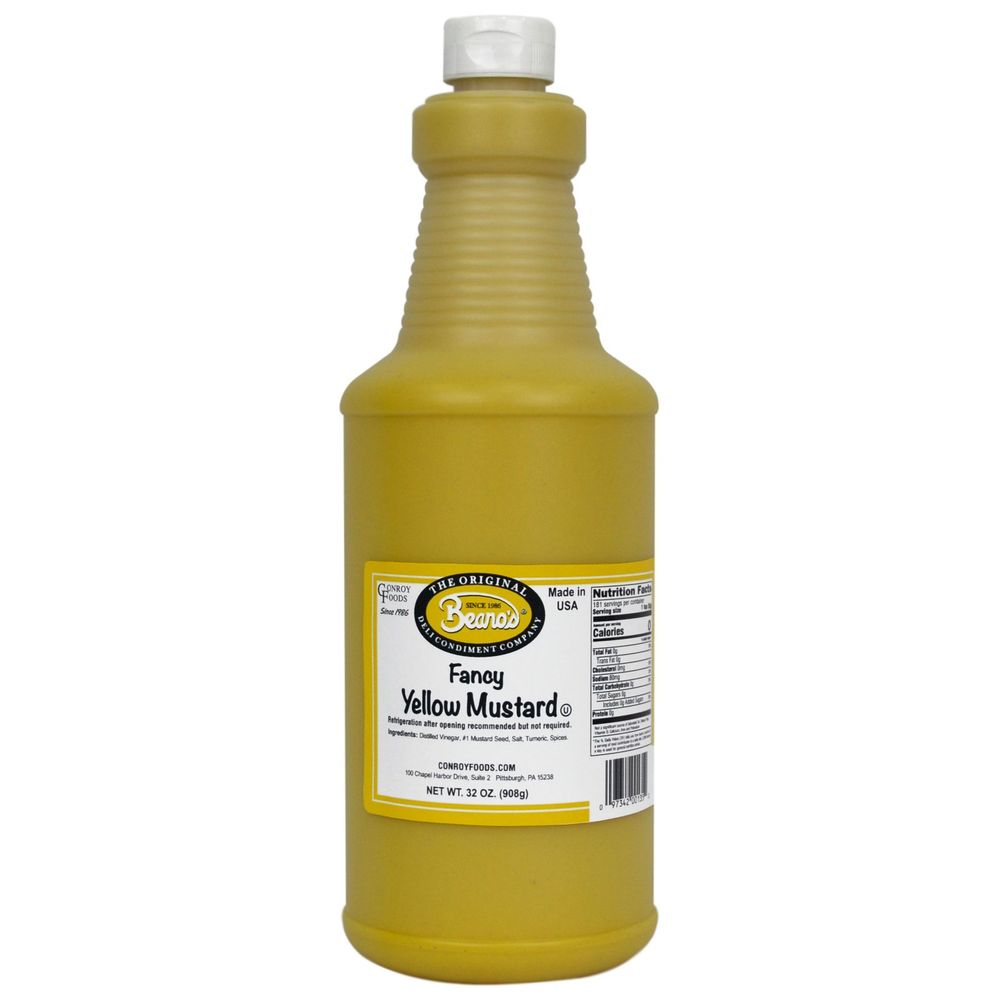 Beanos Fancy Yellow Mustard, 32 Ounce -- 4 Per Case
