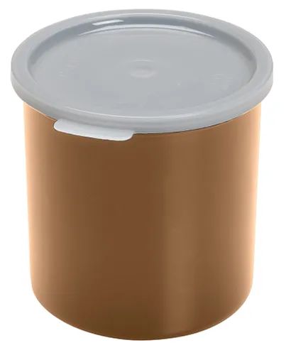 Cambro Beige Crock With Lid, 1.2 Quart Capacity -- 12 Per Case